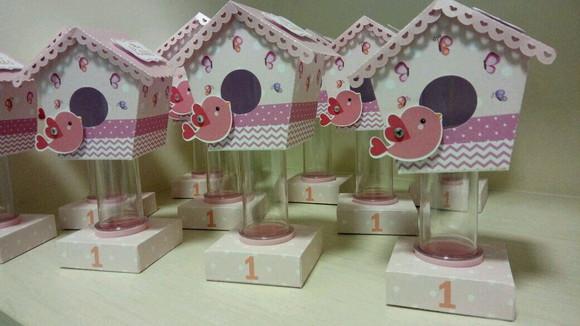 Casinha de Passarinho 3d com Tubete