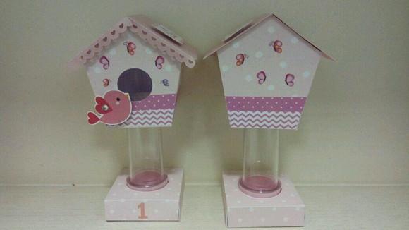 Casinha de Passarinho 3d com Tubete