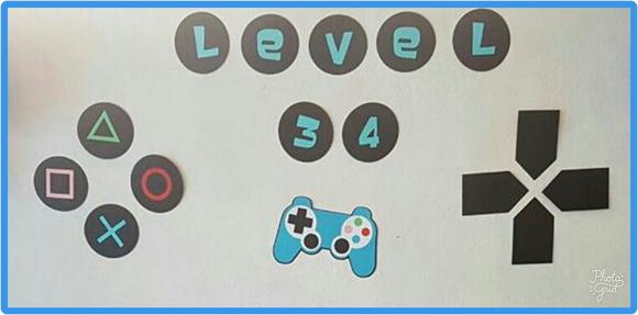 Decoração Vídeo Game