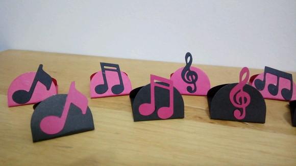 Forminhas para Doces Notas Musicais
