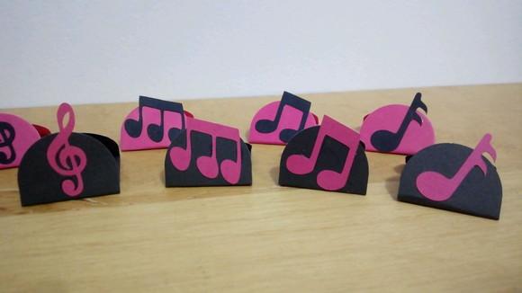 Forminhas para Doces Notas Musicais