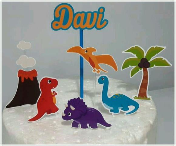 Kit É Só Um Bolinho Dino Baby