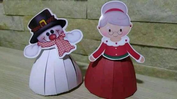 Porta Bombom de Natal