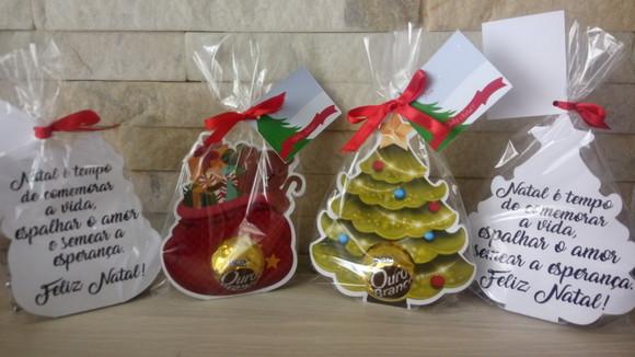 Porta Bombom de Natal