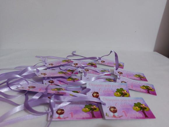 Tag de Agradecimento Jardim