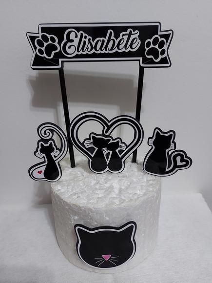 Topo Bolo Gatinhos