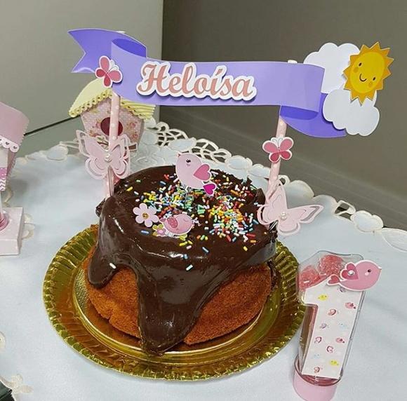 Topo de Bolo Jardim