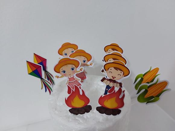 Topper Doces Arraia