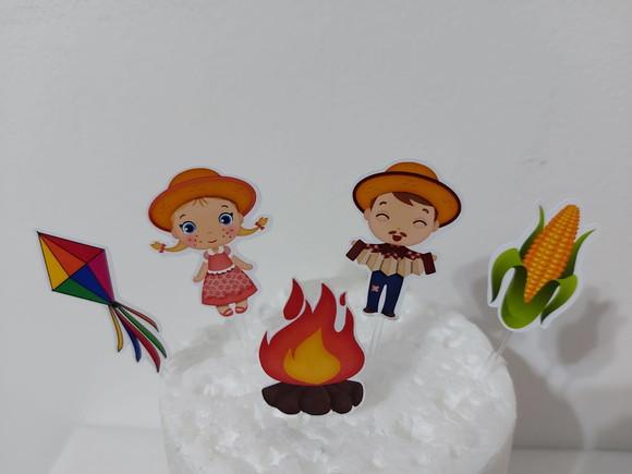 Topper Doces Arraia