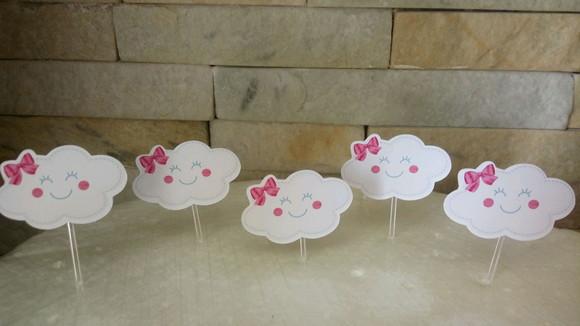 Topper Doces Chuva de Amor