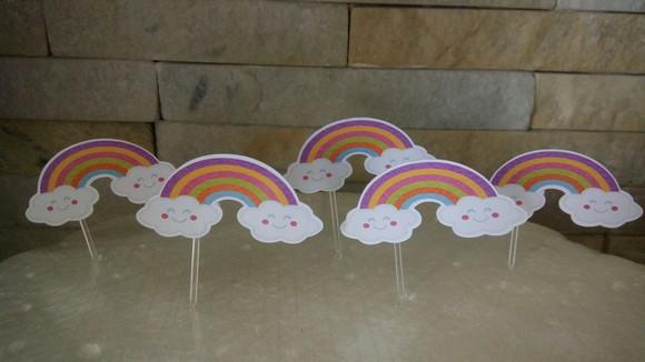 Topper Doces Chuva de Amor