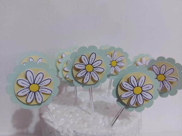 Topper Doces Flores