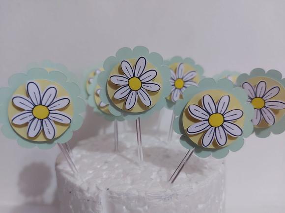 Topper Doces Flores