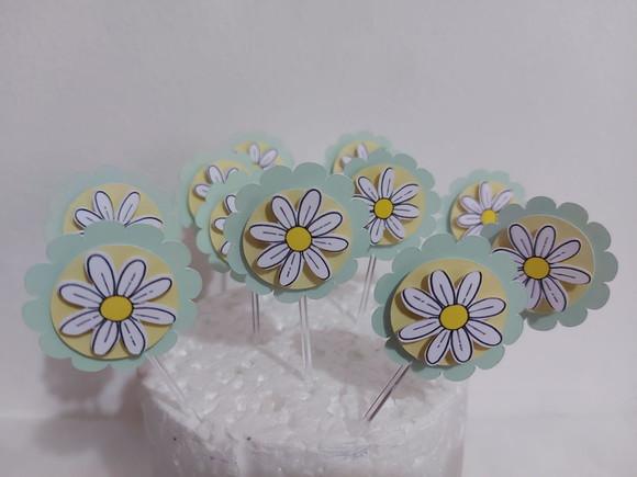 Topper Doces Flores