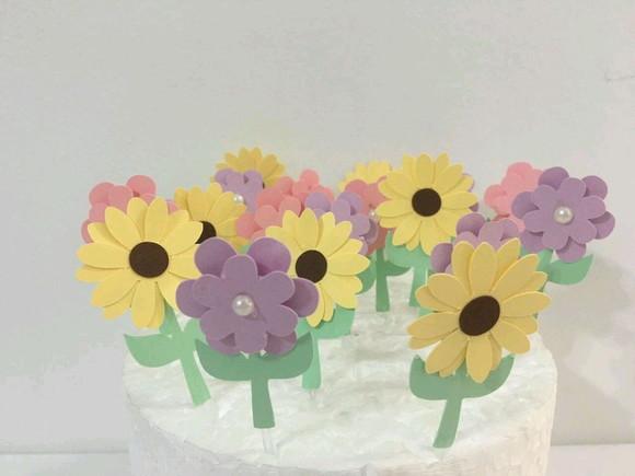 Topper Doces Flores