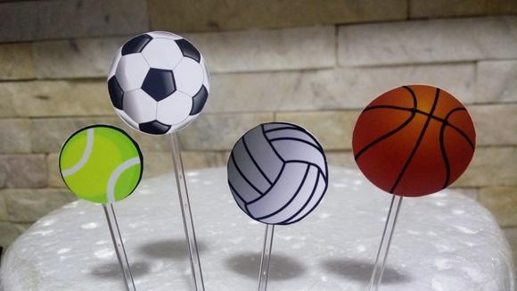 Topper para Doces - Esportes