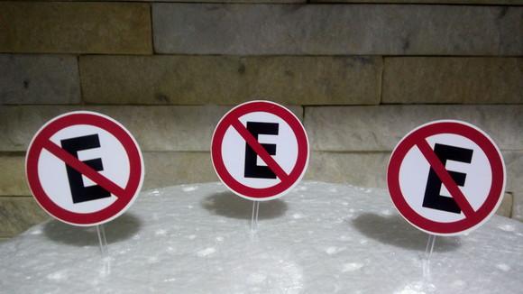 Topper para Doces - Placas Trânsito