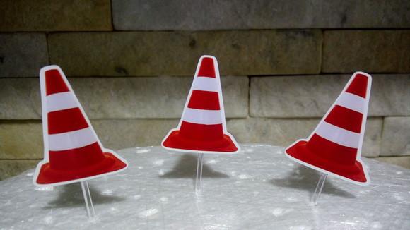 Topper para Doces - Placas Trânsito