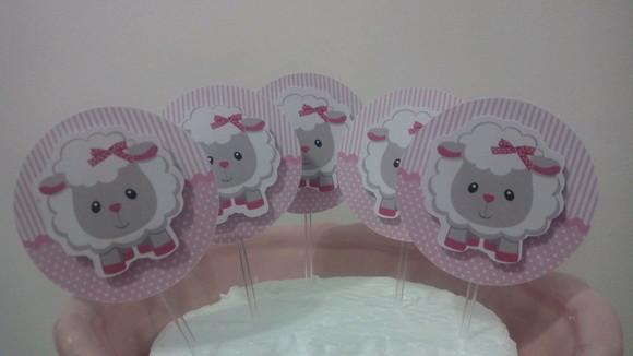 Topper para Doces Ovelhinha