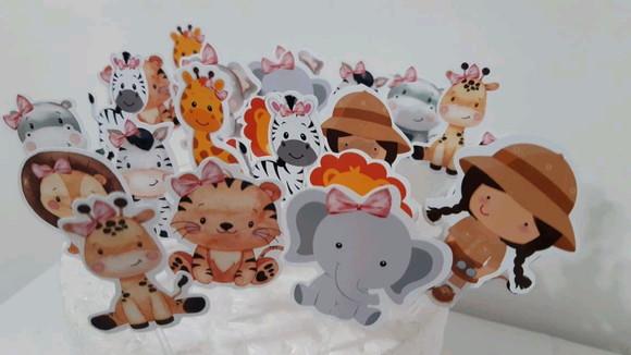 Topper para Doces Safari