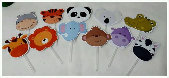 Topper para Doces Safari