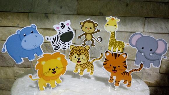 Topper para Doces Safari