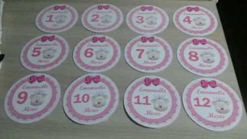 Adesivo Mesversario Ursinha