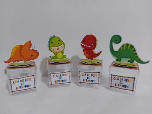 Caixa Acrílica 5x5 Dino Baby