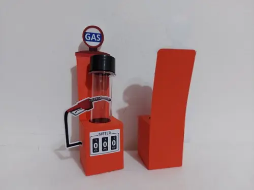 Caixa Bomba de Gasolina com Tubete