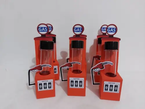 Caixa Bomba de Gasolina com Tubete
