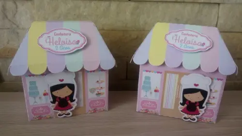 Caixa Casinha Confeitaria