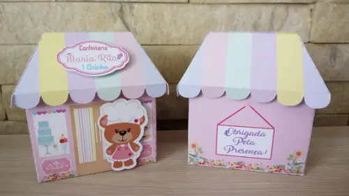 Caixa Casinha Confeitaria