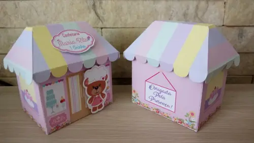 Caixa Casinha Confeitaria
