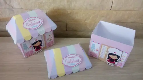 Caixa Casinha Confeitaria
