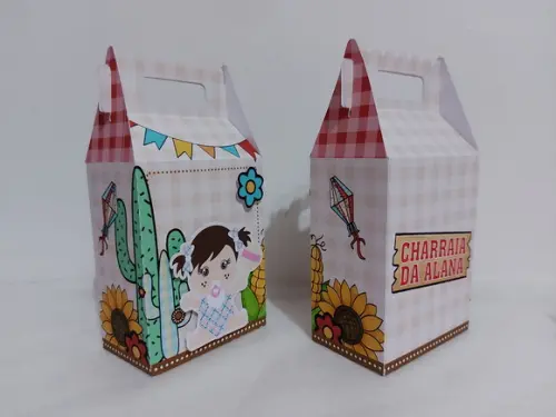 Caixa com Alça Festa Junina - Arraia