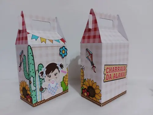 Caixa com Alça Festa Junina - Arraia