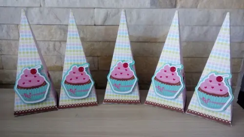 Caixa Cone Confeitaria