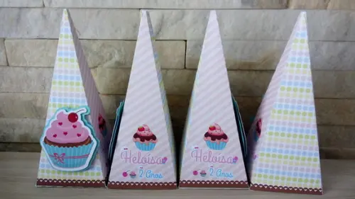 Caixa Cone Confeitaria
