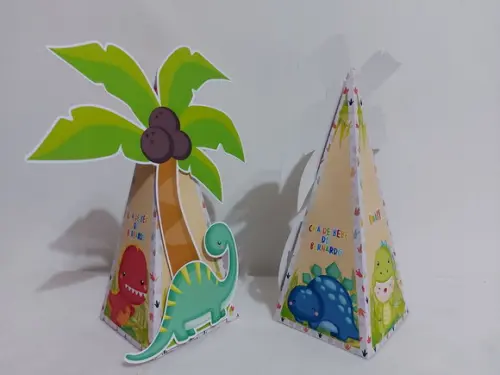 Caixa Cone Dino Baby