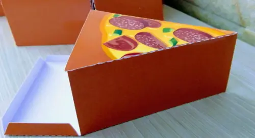 Caixa Fatia de Pizza