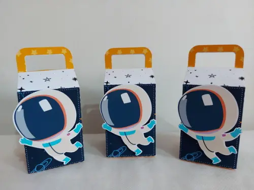 Caixa Milk com Alça Astronauta