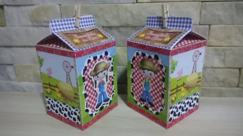 Caixa Milk Fazendinha