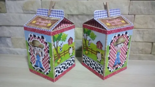 Caixa Milk Fazendinha