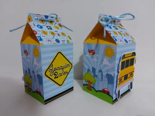 Caixa Milk Meios de Transporte