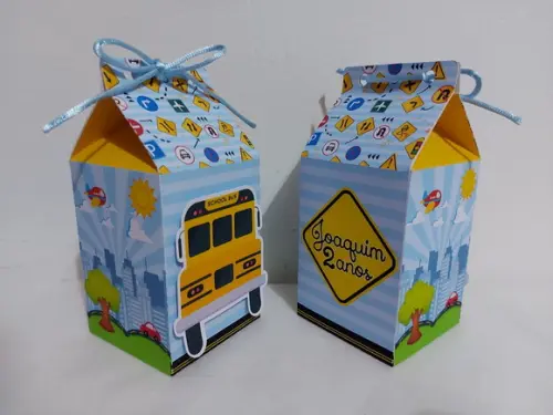 Caixa Milk Meios de Transporte