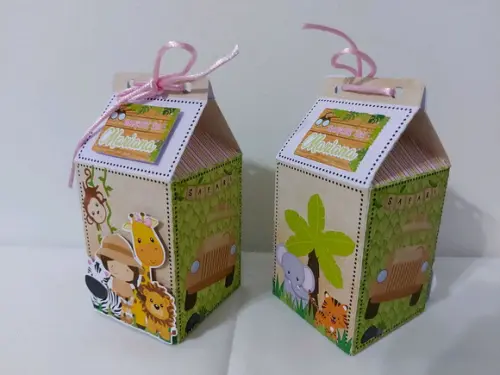 Caixa Milk Safari