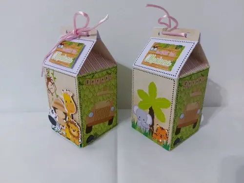 Caixa Milk Safari