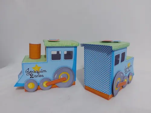 Caixa Trenzinho - Brinquedos