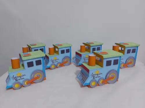 Caixa Trenzinho - Brinquedos