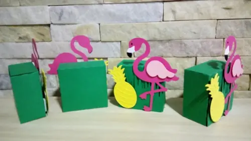 Caixa Tropical/flamingo